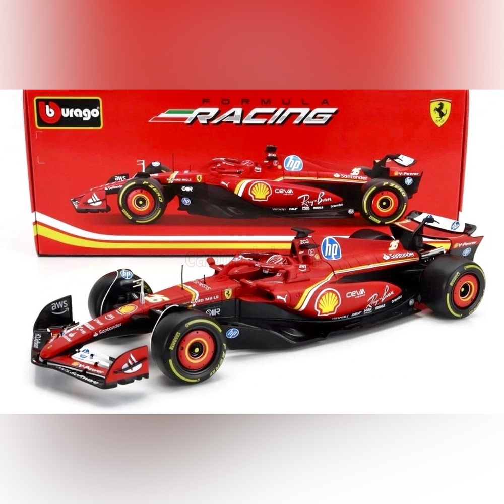 FERRARI - F1  SF-24 SCUDERIA FERRARI #16 LECLERC  BURAGO  1:18 1/18
